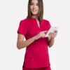 Casaca sanitaria Creyconfe Active Gandía Plus para mujer en color frambuesa