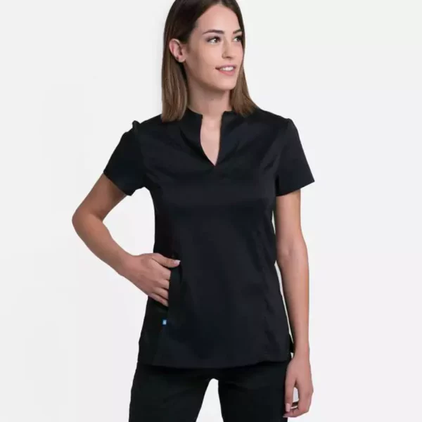 Casaca sanitaria Creyconfe Active Gandía Plus para mujer en color negro