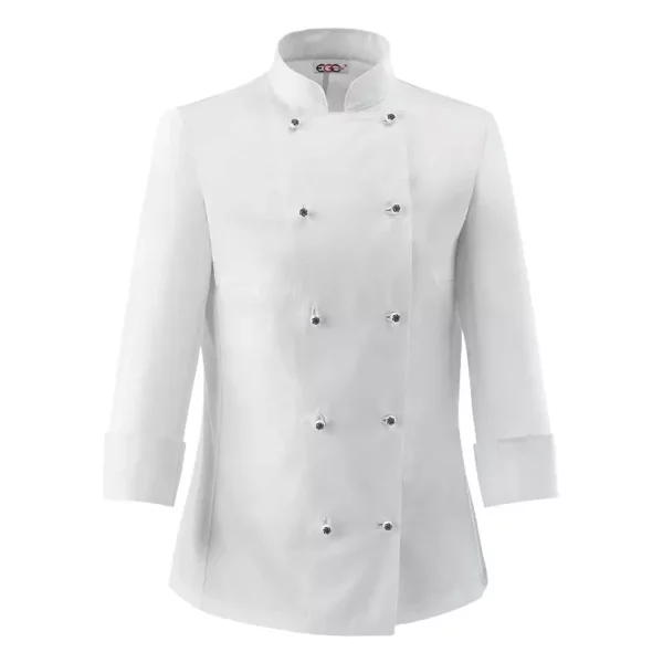 chaqueta cocina mujer egochef lady white 1004001a