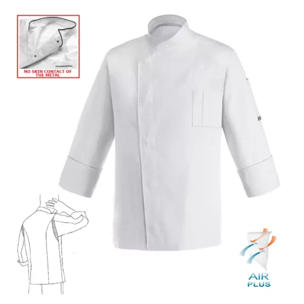 chaqueta cocina unisex egochef cheap white 2042001c