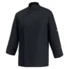 Chaqueta cocina unisex Egochef Ottavio ML, manga larga, corte unisex, color negro