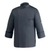 Chaqueta cocina unisex Egochef Ottavio ML, manga larga, corte unisex, color gris