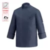 Chaqueta cocina unisex Egochef Ottavio ML, manga larga, corte unisex, color denim