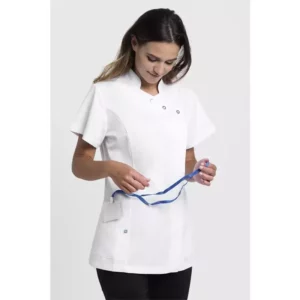 Chaqueta sanitaria Creyconfe Tech Geneve para mujer en color blanco