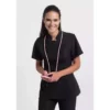 Chaqueta sanitaria para mujer Creyconfe Básicos Henet en color negro