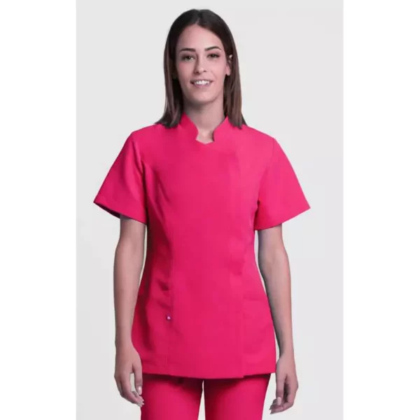 Chaqueta sanitaria para mujer Creyconfe Básicos Henet en color fucsia