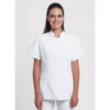 Chaqueta sanitaria para mujer Creyconfe Básicos Henet en blanco