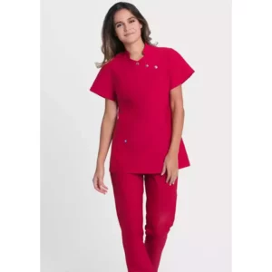 Chaqueta sanitaria Creyconfe Tech Geneve para mujer en color fucsia.`