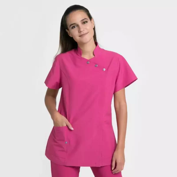 Chaqueta sanitaria Creyconfe Tech Geneve para mujer en color fucsia