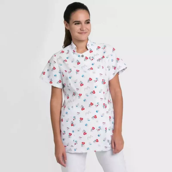 Chaqueta sanitaria Creyconfe Tech Geneve para mujer, estampado Sorriso