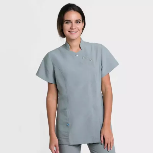 Chaqueta sanitaria Creyconfe Tech Geneve para mujer en color gris