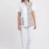 Chaqueta sanitaria Creyconfe Tech Grenoble en color 'White Abc'