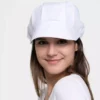 Gorra cocina Creyconfe Palma color blanco.