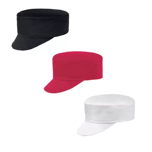 Gorra cocina unisex Egochef Cup, varios colores, ajuste con velcro.