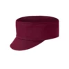 Gorra cocina unisex Egochef Cup, ajuste con velcro, color burdeos