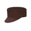 Gorra cocina unisex Egochef Cup, ajuste con velcro, color marrón