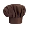 Gorro de cocina unisex Egochef Hat, ajuste con velcro, color marrón