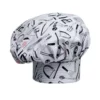 Gorro de cocina unisex Egochef Hat, ajuste con velcro, estampado con dibujos de utensilios de cocina