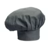 Gorro de cocina unisex Egochef Hat, ajuste con velcro, con cuadritos blanco y negro