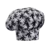 Gorro de cocina unisex Egochef Hat, ajuste con velcro, con gekos estampados