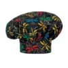 Gorro de cocina unisex Egochef Hat, ajuste con velcro, con estampado de libélulas