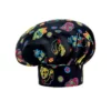 Gorro de cocina unisex Egochef Hat, ajuste con velcro, con dibujos de calaveras de fantasía