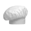 Gorro de cocina unisex Egochef Hat, ajuste con velcro, color blanco