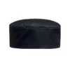 Gorro cocina unisex Egochef Tamburello, ajuste velcro, color negro