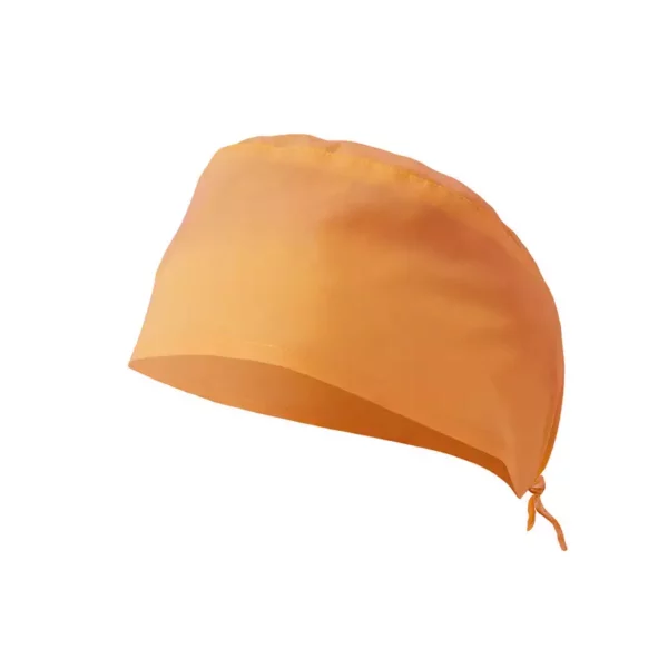 Gorro sanitario Velilla para quirófano color naranja