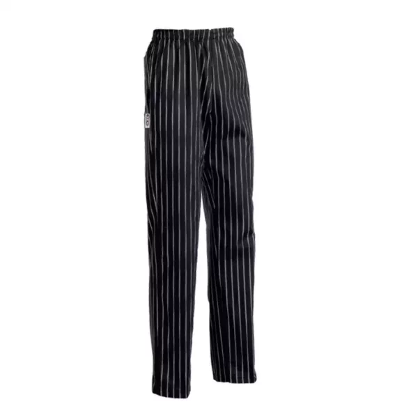 Pantalón cocina unisex Egochef Coulisse, cintura elástica con cordón ajustable, modelo America