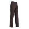 Pantalón cocina unisex Egochef Coulisse, cintura elástica con cordón ajustable, en color marrón