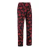 Pantalón cocina unisex Egochef Coulisse, cintura elástica con cordón ajustable, estampado con hibiscos.