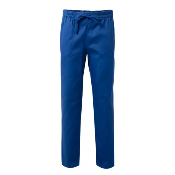 Pantalón pijama con cintas VELILLA 533001, ideal para el sector sanitario, en color azul ultramar