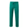 Pantalón pijama con cintas VELILLA 533001, ideal para el sector sanitario, en color verde