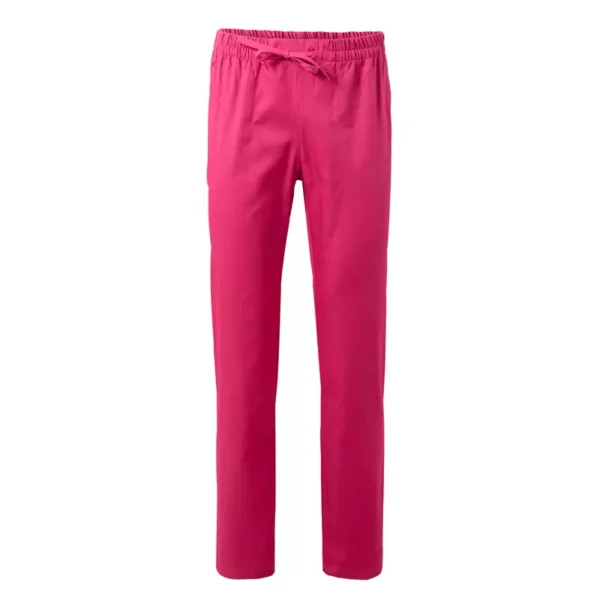 Pantalón pijama con cintas VELILLA 533001, ideal para el sector sanitario, en color fucsia