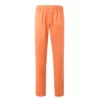 Pantalón pijama VELILLA 333 color naranja claro, ideal para el sector sanitario, con cinturilla elástica.