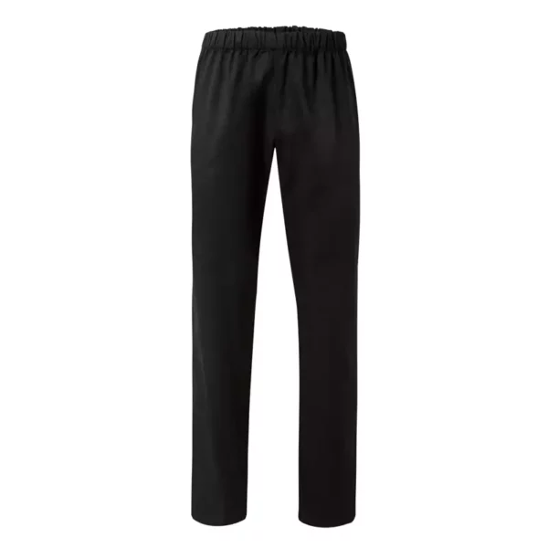 Pantalón pijama VELILLA 333, ideal para el sector sanitario, con cinturilla elástica, color negro