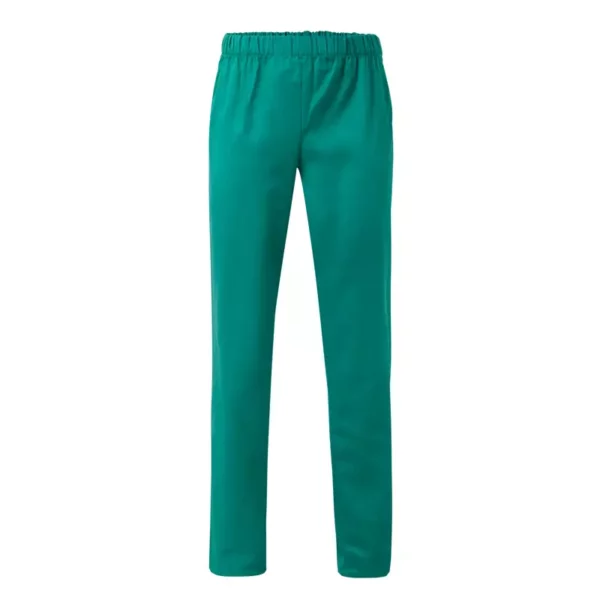 Pantalón pijama VELILLA 333, ideal para el sector sanitario, con cinturilla elástica, color verde