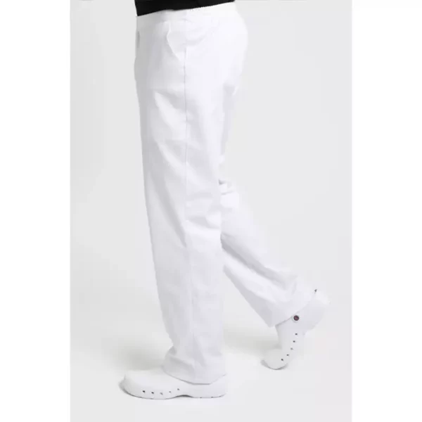 Pantalón sanitario unisex Creyconfe Santiago Basics en color blanco