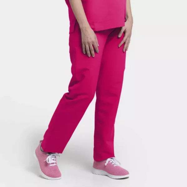 Pantalón sanitario unisex Creyconfe Básicos Shangai en color fucsia