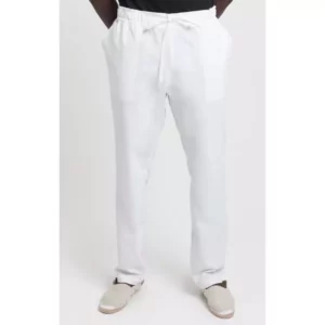 Pantalón sanitario unisex Creyconfe Minimal Sibu en color blanco