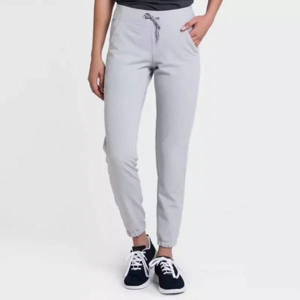 Pantalón sanitario Creyconfe Active Salem para mujer en color gris perla