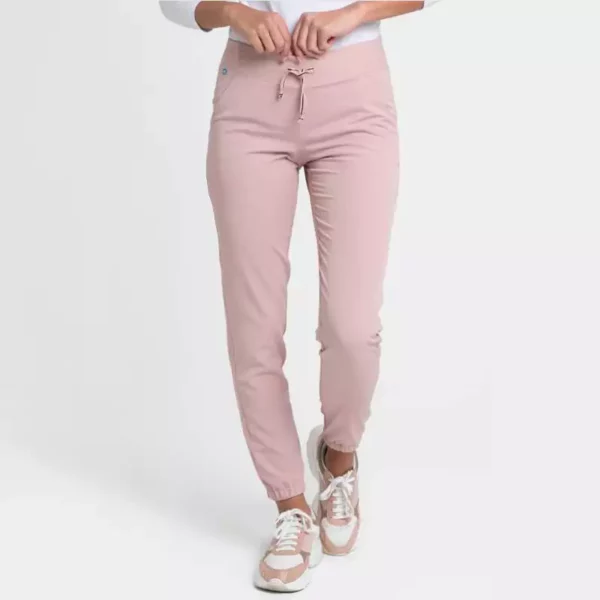 Pantalón sanitario Creyconfe Active Salem para mujer en color rosa