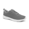 Zapatillas unisex Suecos Alma transpirables y antideslizantes, con cordones y plantilla extraíble, en color gris