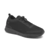 Zapatillas unisex Suecos Alma Orthopedic en color negro, ergonómicas y transpirables, con cordones elásticos y plantilla ortopédica extraíble.