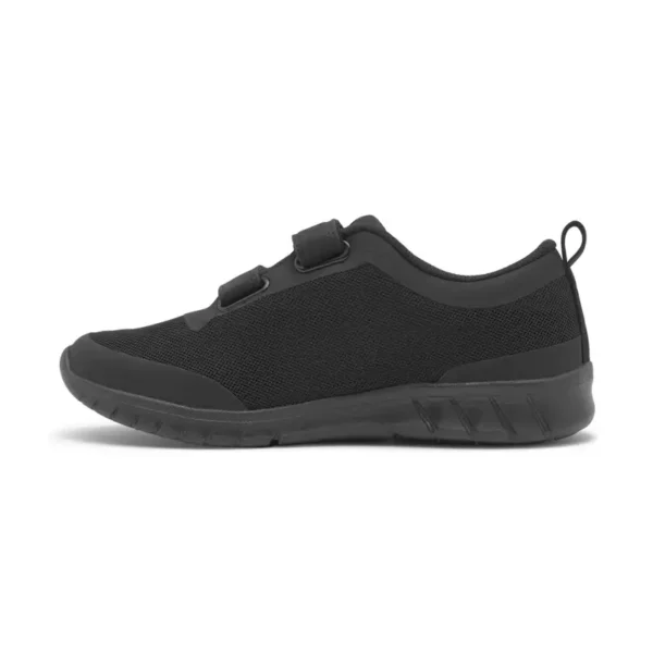 Zapatillas unisex Suecos Alma Velcro en color negro, ergonómicas y antideslizantes, con cierre de velcro y suela EVA.