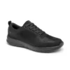 Zapatillas unisex Suecos Alma Velvety en color negro, ergonómicas y antideslizantes, con cordones y suela de EVA.