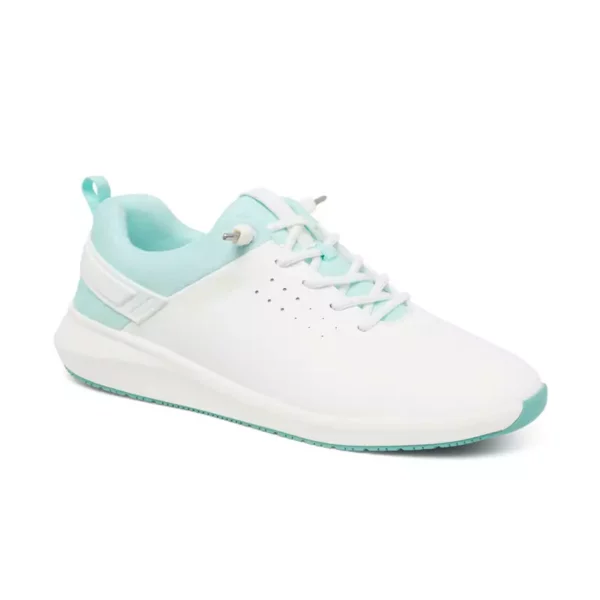 Zapatillas unisex Suecos DAG color Aquamarina, con suela antideslizante SRC y tecnología DryFit, ergonómicas y ultraligeras, ideales para trabajo o deporte.