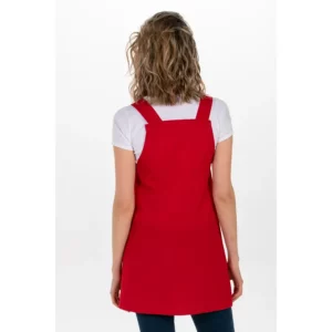 Pichi multiservicios rojo Dyneke 8198721, vista trasera con modelo