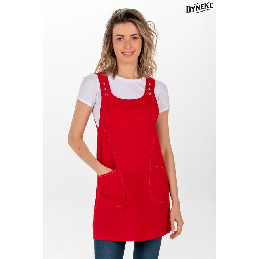 Pichi Dyneke Multiservicios Rojo 8198721 1 Pichi multiservicios rojo Dyneke 8198721, vista frontal con modelo